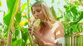 Katerina Hartlove fucking a corn
