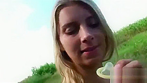 Katerina Hartlove fucking a corn