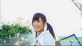 Kotora Mafune Appears In Her Debut Movie Teasing Hiding Her Pussy And Tits In The Garden Stripped Nude