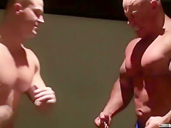 Kyle And Brad Wrestle