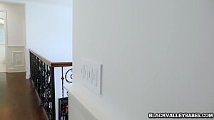 Lala Ivey In Bouncing Off Her Chocolate Pussy On Top Of A