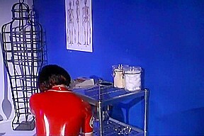 Latex Nurses Tie Down Girl For Punishing