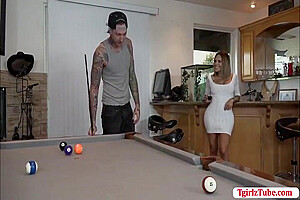 Latina Tbabe Foxxy Enjoys Riding Dudes Bigcock On Billi
