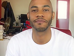 Latino fits two dicks in his mouth