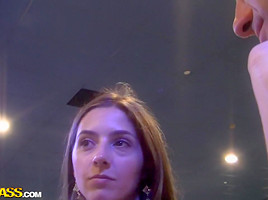 Leila in handsome dude gets his amateur dick sucked nicely