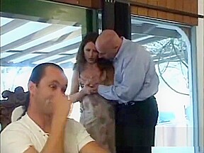Lena Rides Four Wild Dicks