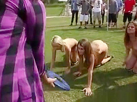 Les College teen 18+ Hazed With Toying Pussy