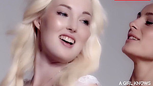 Lesbian Hot 4some Photoshoot With Silvia Dellai