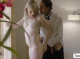 Lianna Lawson - Smalltits Shemale Bride Gets Her Ass Barebacked By Her Groom