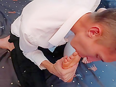 Licked Beautiful Skinny Legs