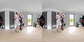 Lipstick lesbians in lingerie starring Marilyn Sugar and Isabella Della
