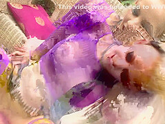 Lou Lou Fucks His Cock In Every Way Then Sucks The Cum Out