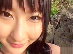 Lovable Megumi Haruka caressed and fucked