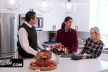 Lucky Stepbrother Is Thankful For His Tiny Blonde Stepsisters Pussy He Pounds