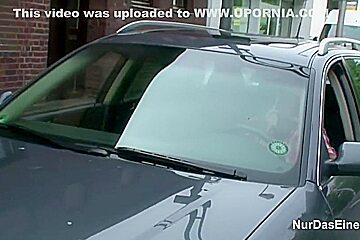Lustful Gilf Gives Head And Gets Fucked In A Car