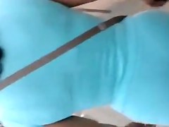 MILF in blue pants