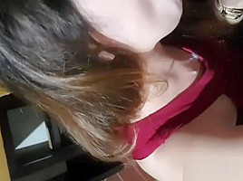 MY nasty Asian gf sucking and swallowing