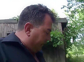 Man Fucks Bbw Whore Outdoor