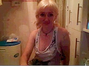 Marina is naughty on skype
