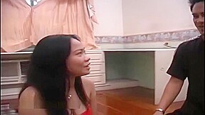 Marvelous hairy asian harlot in a wild and wet group sex