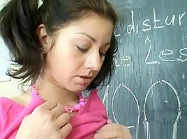 Marvelous teen 18+ Fucked Her Old Neighbour Instead Of His Wife