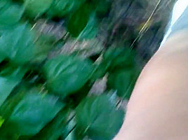 Masterbation outdoor