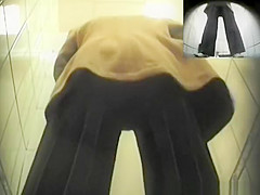 Mature woman spied by multiple cams
