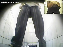 Mature woman spied by multiple cams