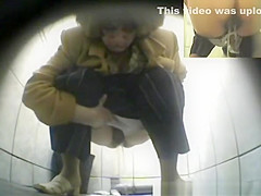 Mature woman spied by multiple cams