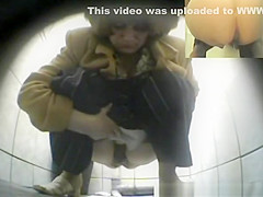Mature woman spied by multiple cams