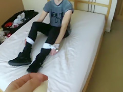 Max tied and tickled