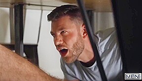 Men - Sexy Bearded Top Daniel Enjoys A Wild Threesome With Submissive Dudes Caden With Troye Dean