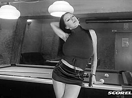 Merilyn handles a big stick and balls
