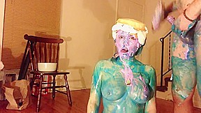 Messy Pie and Slime Blowjob