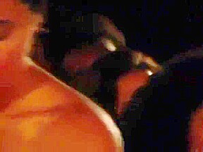 Micheline Torres makes her tits into a funny shape