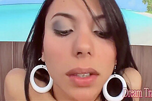 Michelly Araujo - Gorgeous Ts Takes It Hard And Gets Creampied