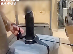 Miss A Uses Saddlestraps And A Few Huge Mr Hankeys Cocks To Get Sissies Ass In Shape