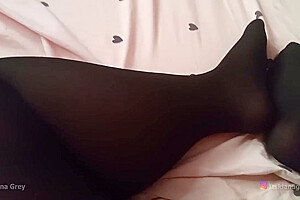 Morning Erection In My Nylon Pantyhose