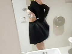 Musterbation IN PUBLIC RESTROOM