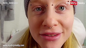 My Dirty Hobby - Blonde babe masturbating in the bathroom