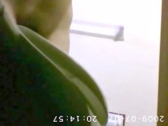 My friends Step sister in bathroom 5