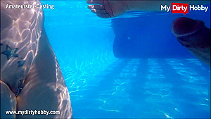 MyDirtyHobby - Busty teen 18+ gangbanged by old guys at the pool