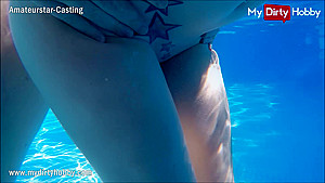 MyDirtyHobby - Busty teen 18+ gangbanged by old guys at the pool