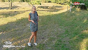 MyDirtyHobby - German MILF blows twice and creampied outdoors