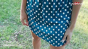 MyDirtyHobby - German MILF blows twice and creampied outdoors