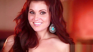 Nasty cowgirl Mariela Henderson stripping in a bar