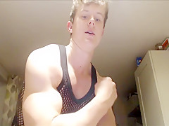 Nathan flexing nude