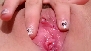 Naughty czech cutie gapes her soft cunt to the unusual