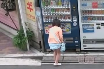 Nice Japanese broads get their knickers revealed in public