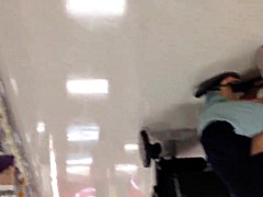 Nice MILF upskirt and downblouse